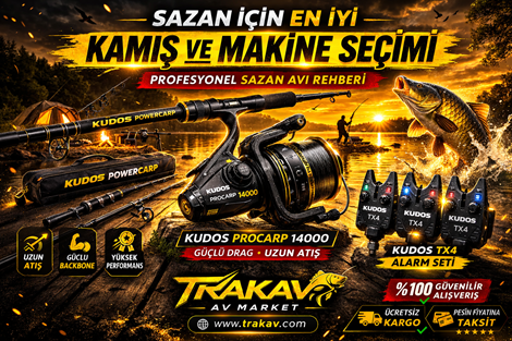 Sazan Avı İçin En İyi Kamış ve Makine Seçimi