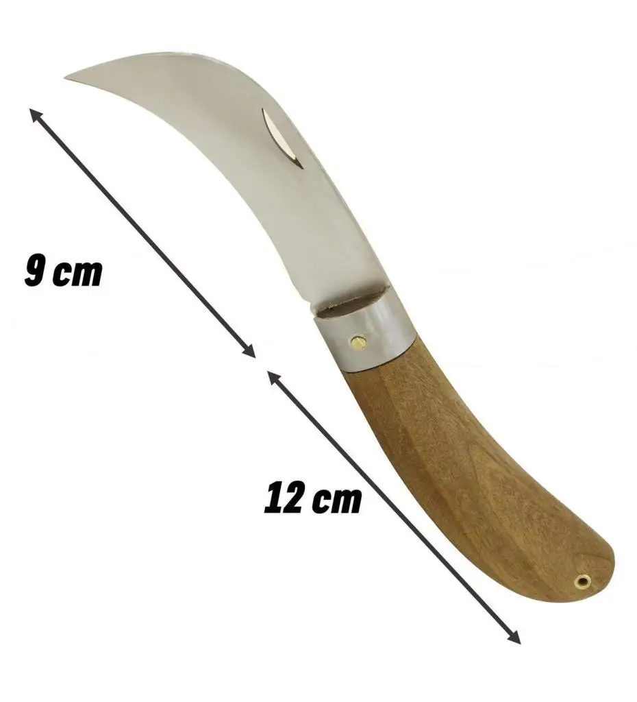 Aşı Bıçağı Eğri Uçlu Ara Çakı Bağ Bıçağı Paslanmaz Çelik 21 cm Aşı Bıçağı Eğri Uçlu Ara Çakı Bağ Bıçağı Paslanmaz Çelik 21 cm