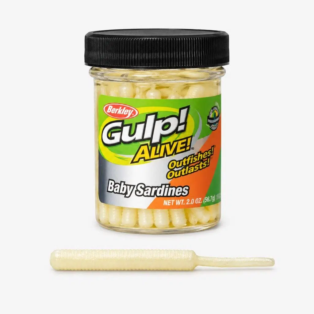Berkley Gulp Alive Baby Sardine 2'' 4 Cm Lrf Silikon Yem - GLOW
