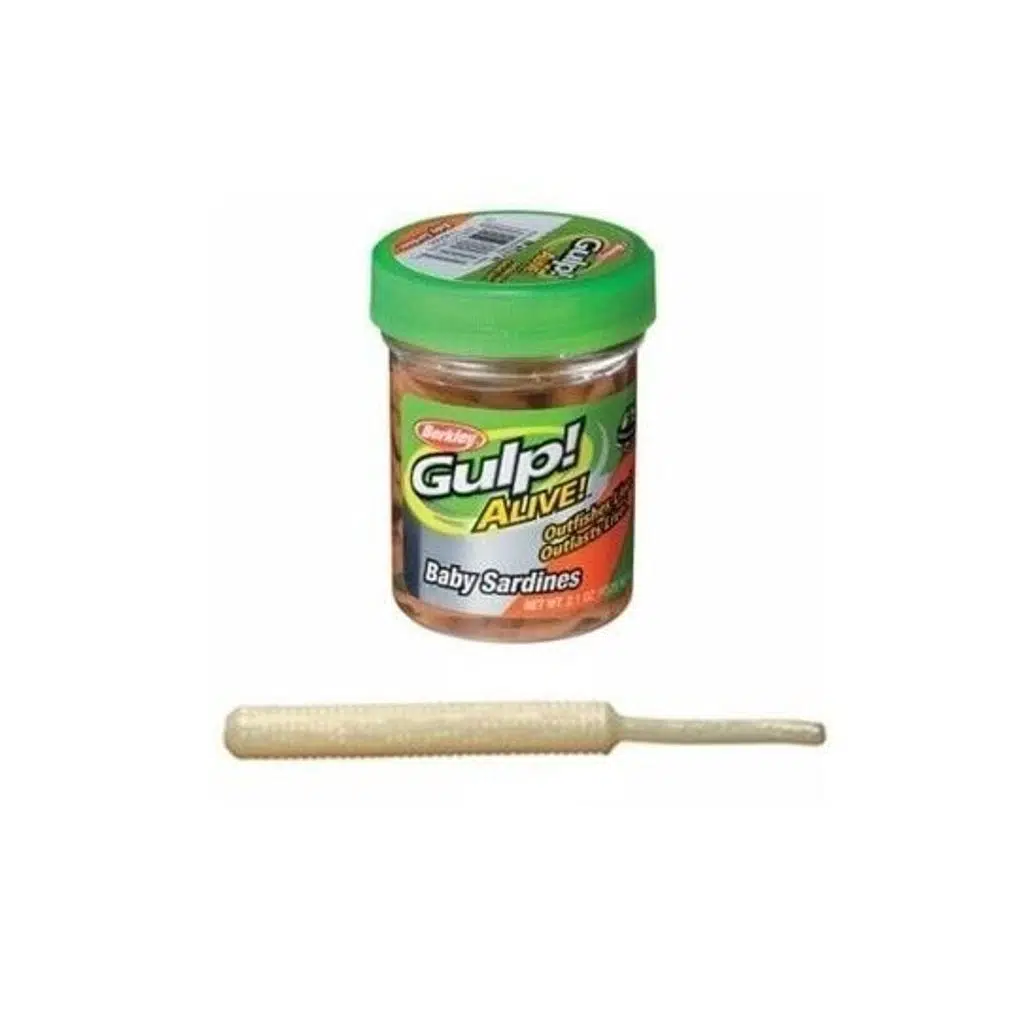 Berkley Gulp Alive Baby Sardine 2'' 4 Cm Lrf Silikon Yem - PEARL WHİTE