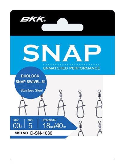 BKK Duolock Snap Swivel-51 Fırdöndü BKK Duolock Snap Swivel-51 Fırdöndü