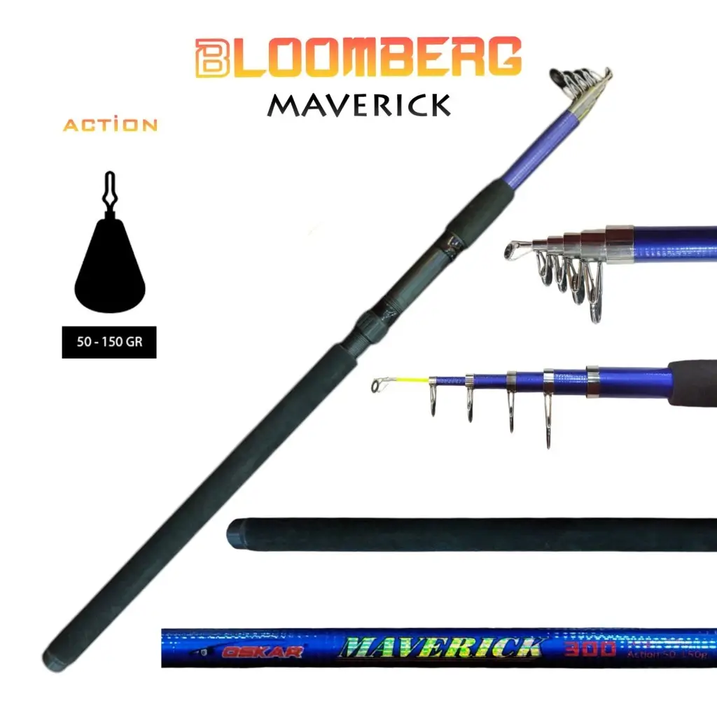 Bloomberg Maverick Teleskobik Olta Kamışı 270 cm 50-150 gr