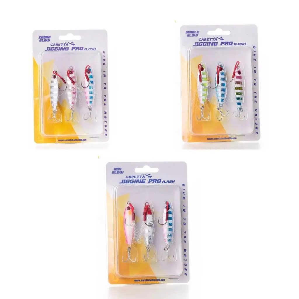 Caretta Jigging Pro Flash Jig Yem 10 Gr Caretta Jigging Pro Flash Jig Yem 10 Gr