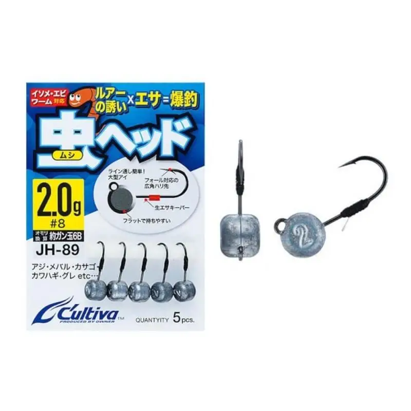 Cultiva 11788 Mushi LRF Jig Head 5 Pcs Cultiva 11788 Mushi LRF Jig Head 5 Pcs