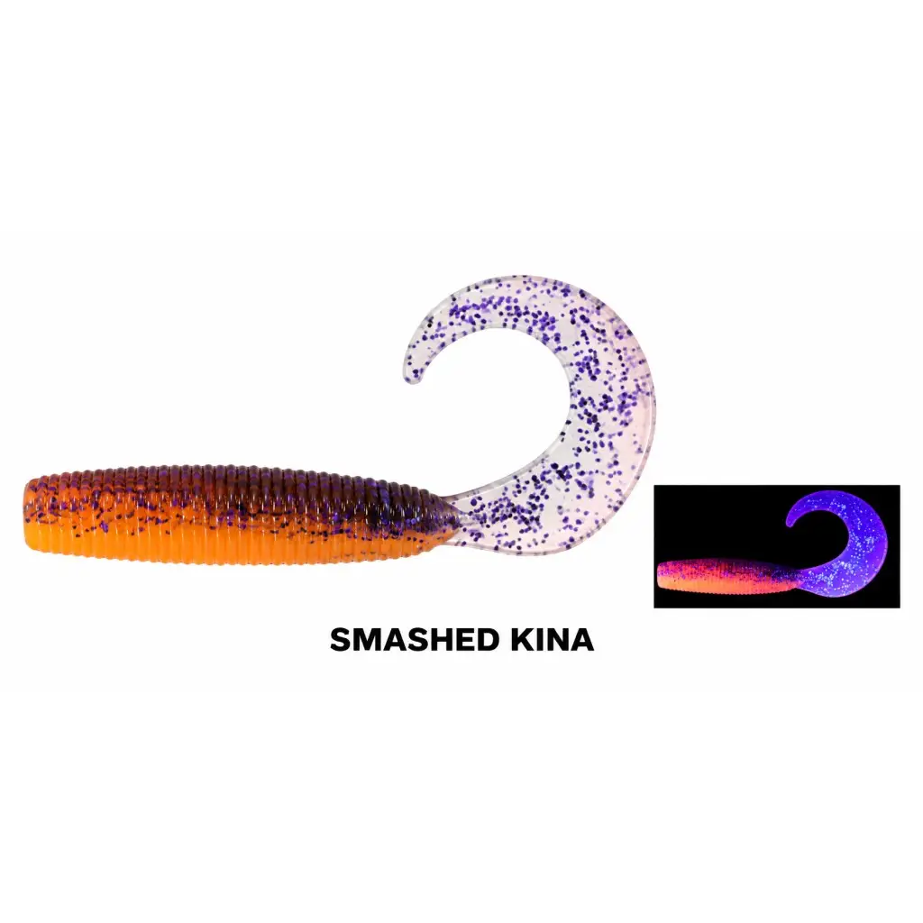 Daiwa Bait Junkie Grub 10 cm Silikon Yem 5 Adet - Smashed Kina