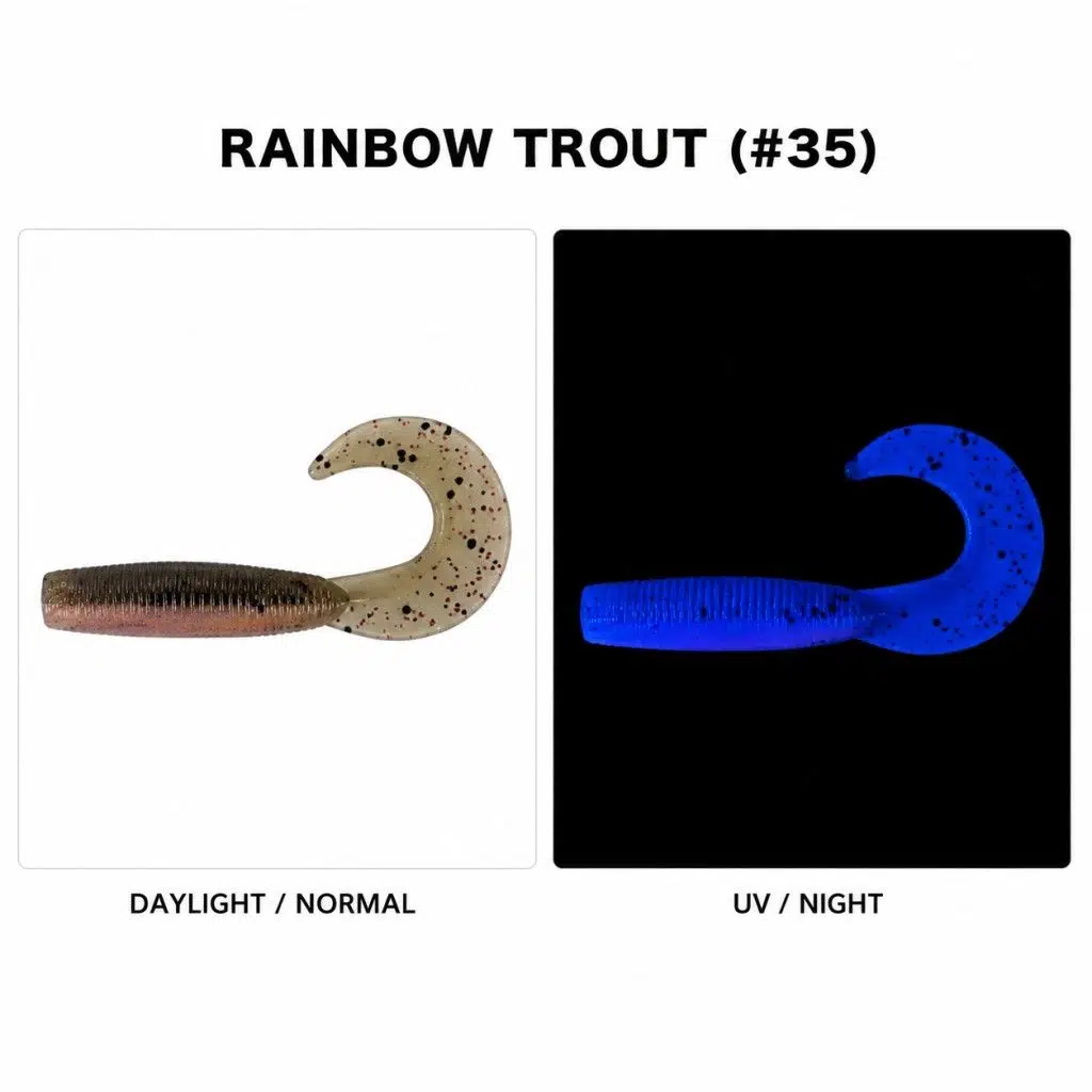 Daiwa Bait Junkie Grub 6.35 cm Silikon Yem - RAINBOW TROUT (#35)