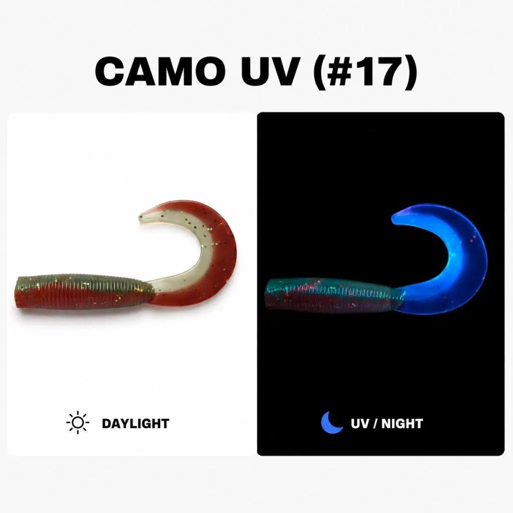 Daiwa Bait Junkie Grub 6.35 cm Silikon Yem - CAMO UV (#17)