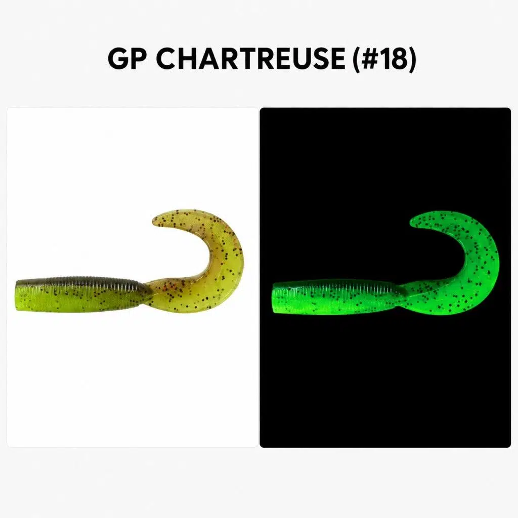 Daiwa Bait Junkie Grub 6.35 cm Silikon Yem - GP Chartreuse UV (#18)