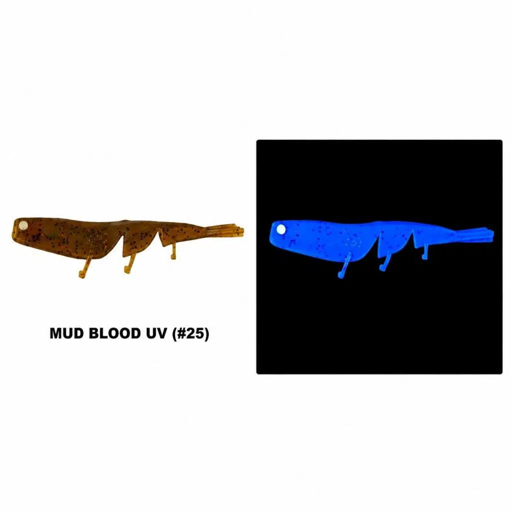 Daiwa Bait Junkie Prawn 6 Cm Silikon Karides Yem - MUD BLOOD UV