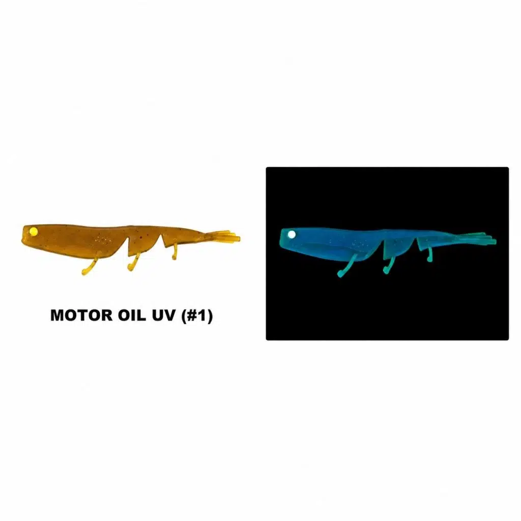 Daiwa Bait Junkie Prawn 6 Cm Silikon Karides Yem - Motor Oil UV
