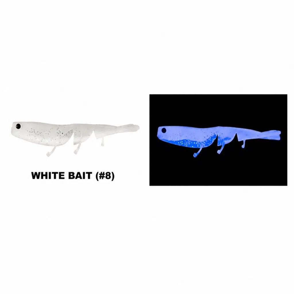 Daiwa Bait Junkie Prawn 6 Cm Silikon Karides Yem - White Bait