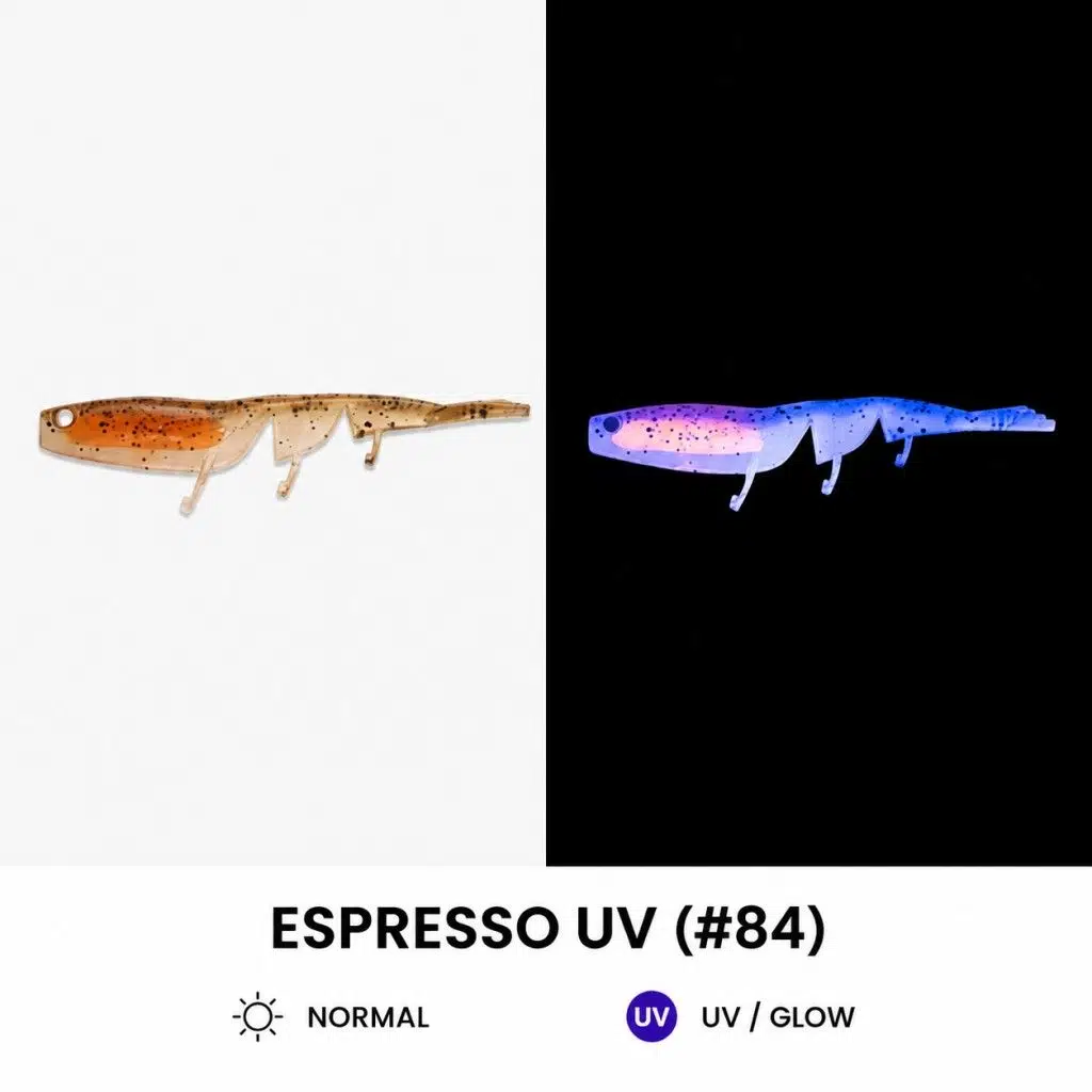 Daiwa Bait Junkie Prawn 7.6 Cm Silikon Karides Yem - Espresso UV