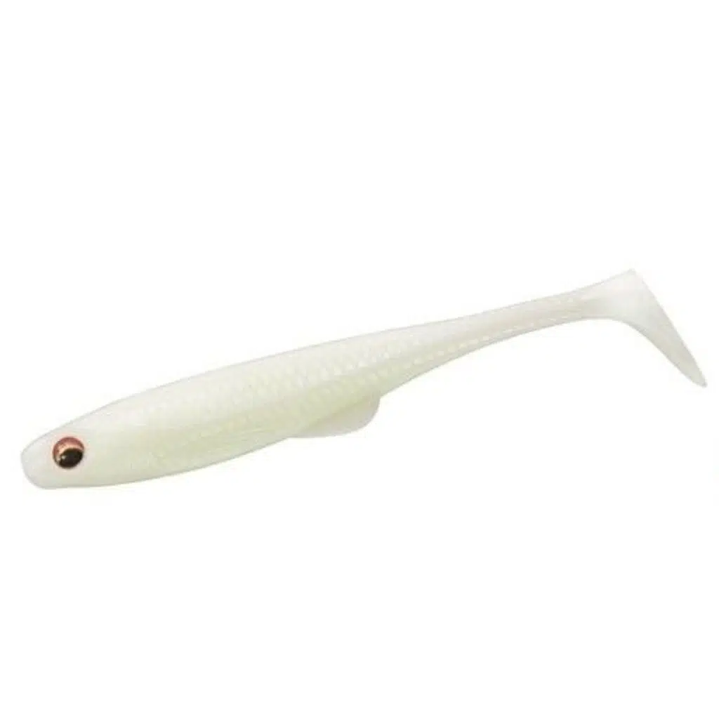Daiwa FJ Duckfin Shad 9 cm Silikon Yem (7 Adet) - Glow White