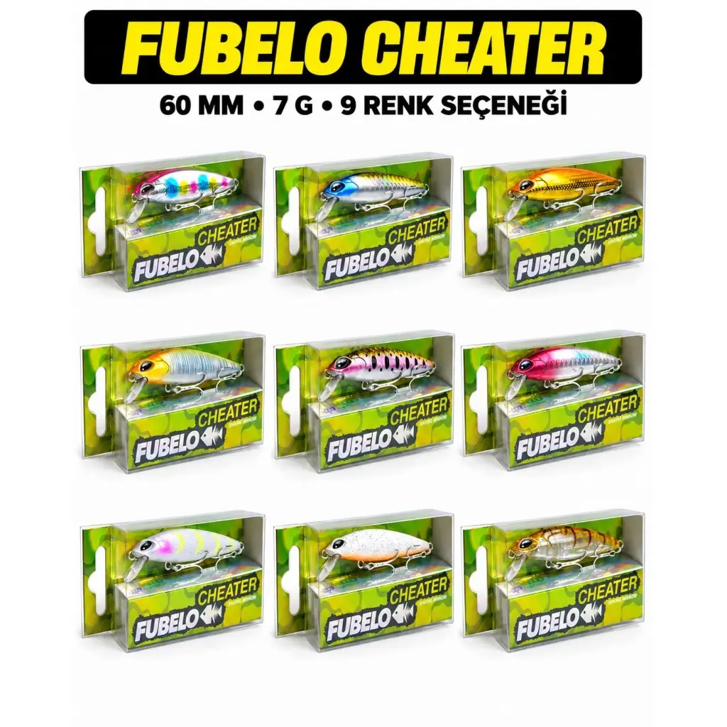 Fubelo Cheater 60S 60 mm 7 Gr Maket Balık