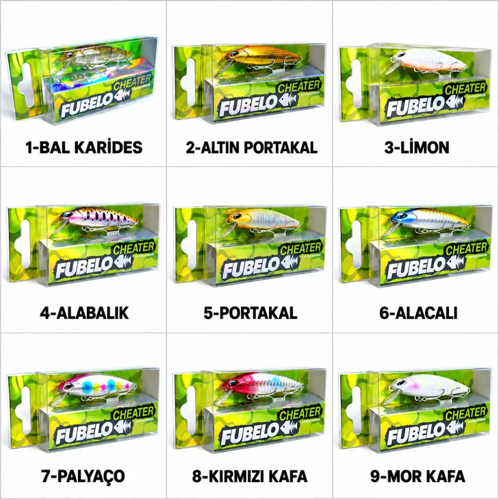 Fubelo Cheater 60S 60 mm 7 Gr Maket Balık