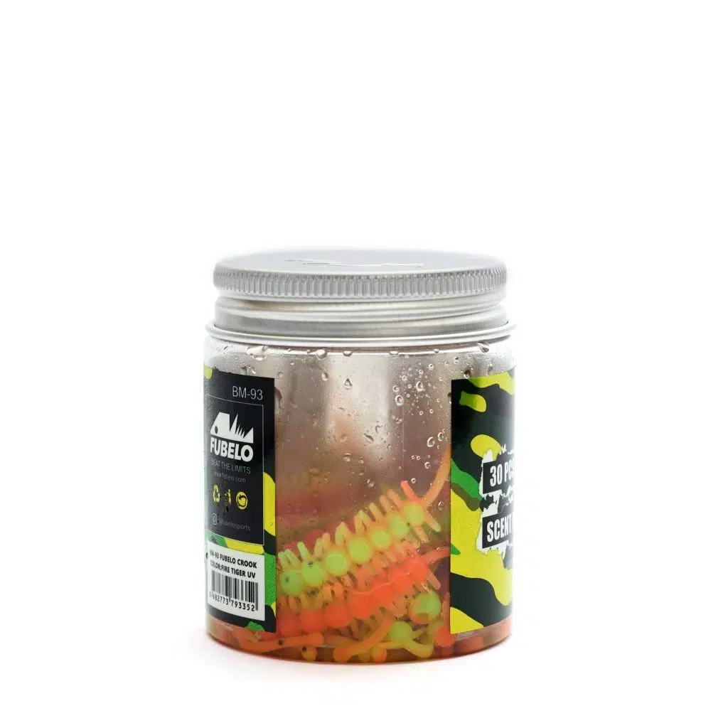 Fubelo Crook 4.5 cm Kokulu Kavanozlu Lrf Silikonu - Fire Tiger UV