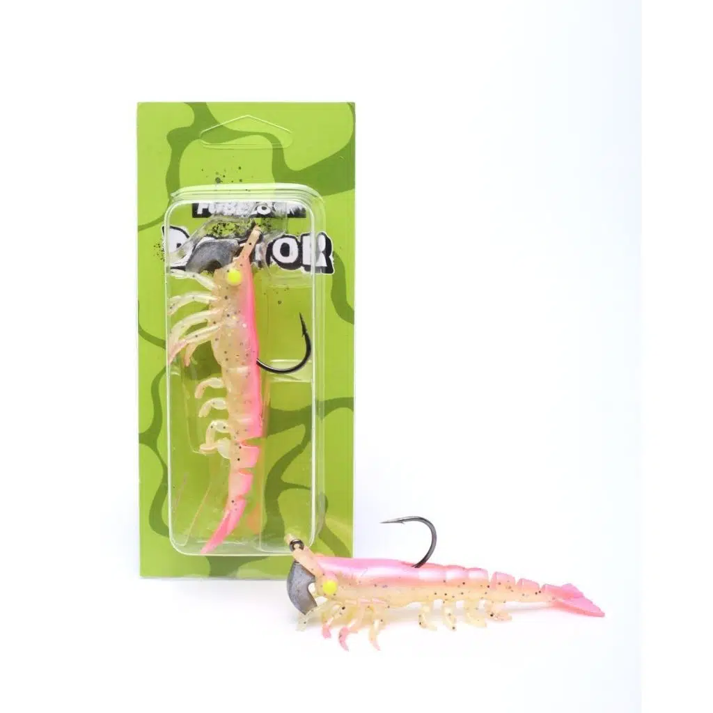 Fubelo Doctor Shrimp 90 mm 14.5 gr Silikon Karides - Pink Gold