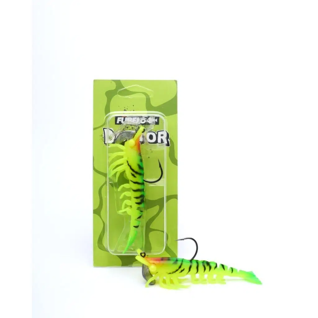 Fubelo Doctor Shrimp 90 mm 14.5 gr Silikon Karides - Fire Tiger