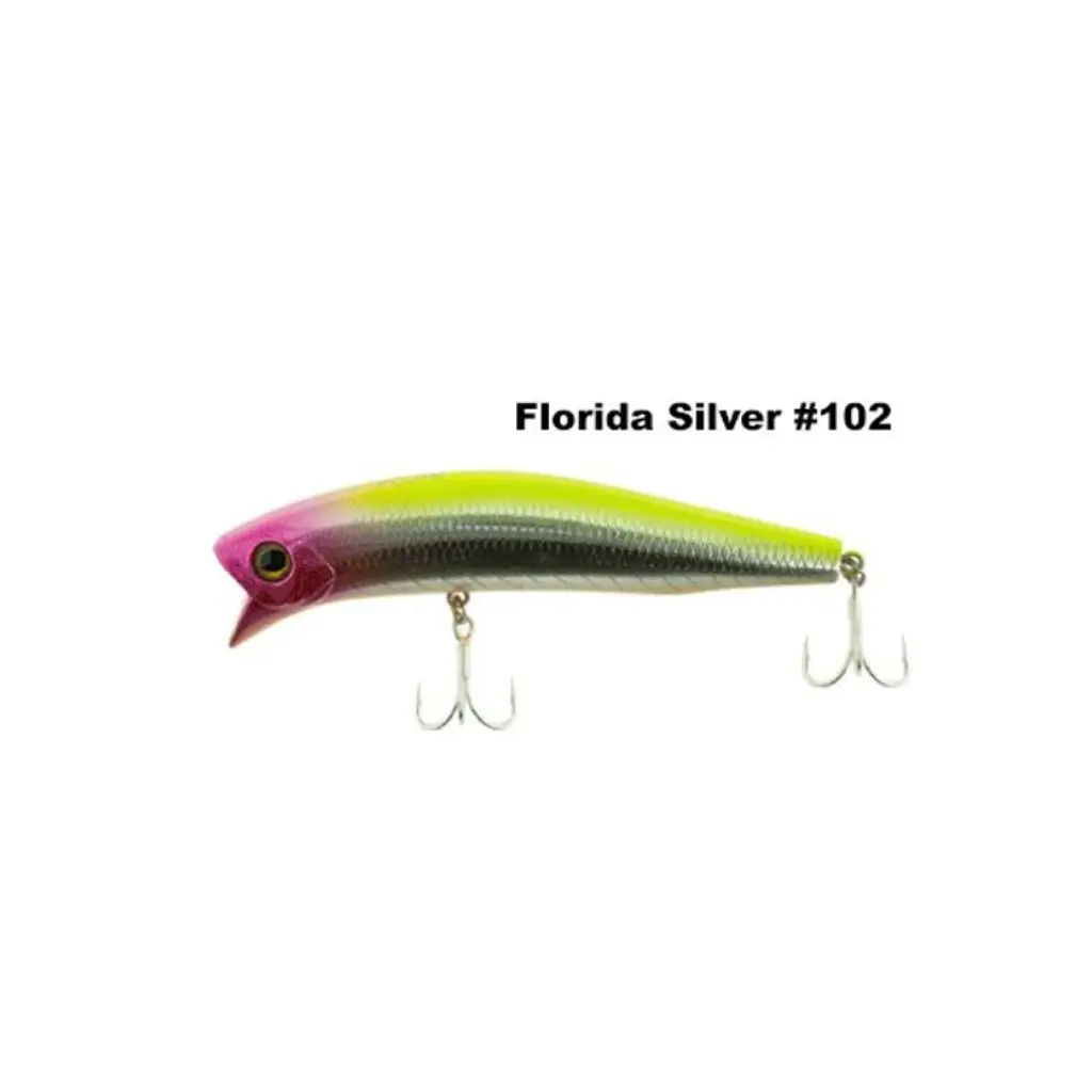 Fujin Hacker 90mm 13.7gr SSR Floating Maket Balık - 102 Florida Silver
