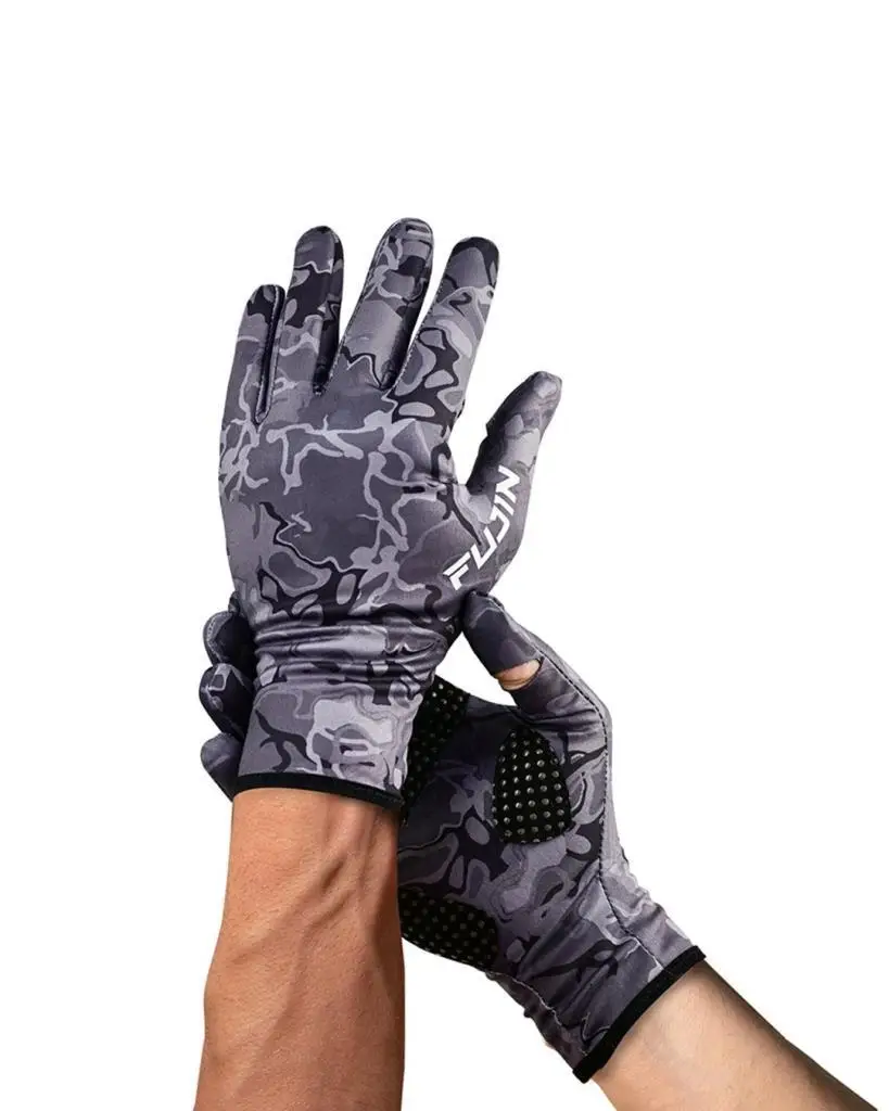 Fujin Pro Angler Winter Gloves Black Camo L/XL Fujin Pro Angler Winter Gloves Black Camo L/XL