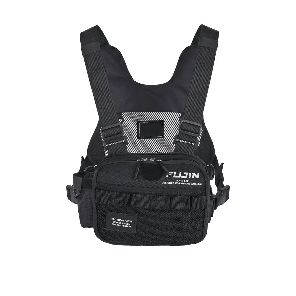 Fujin Tactical Vest Black Balıkçı Çantası