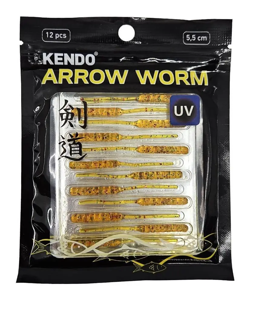 Kendo Arrow Worm Lrf Silikonu 5,5cm 12 Adet Kendo Arrow Worm Lrf Silikonu 5,5cm 12 Adet