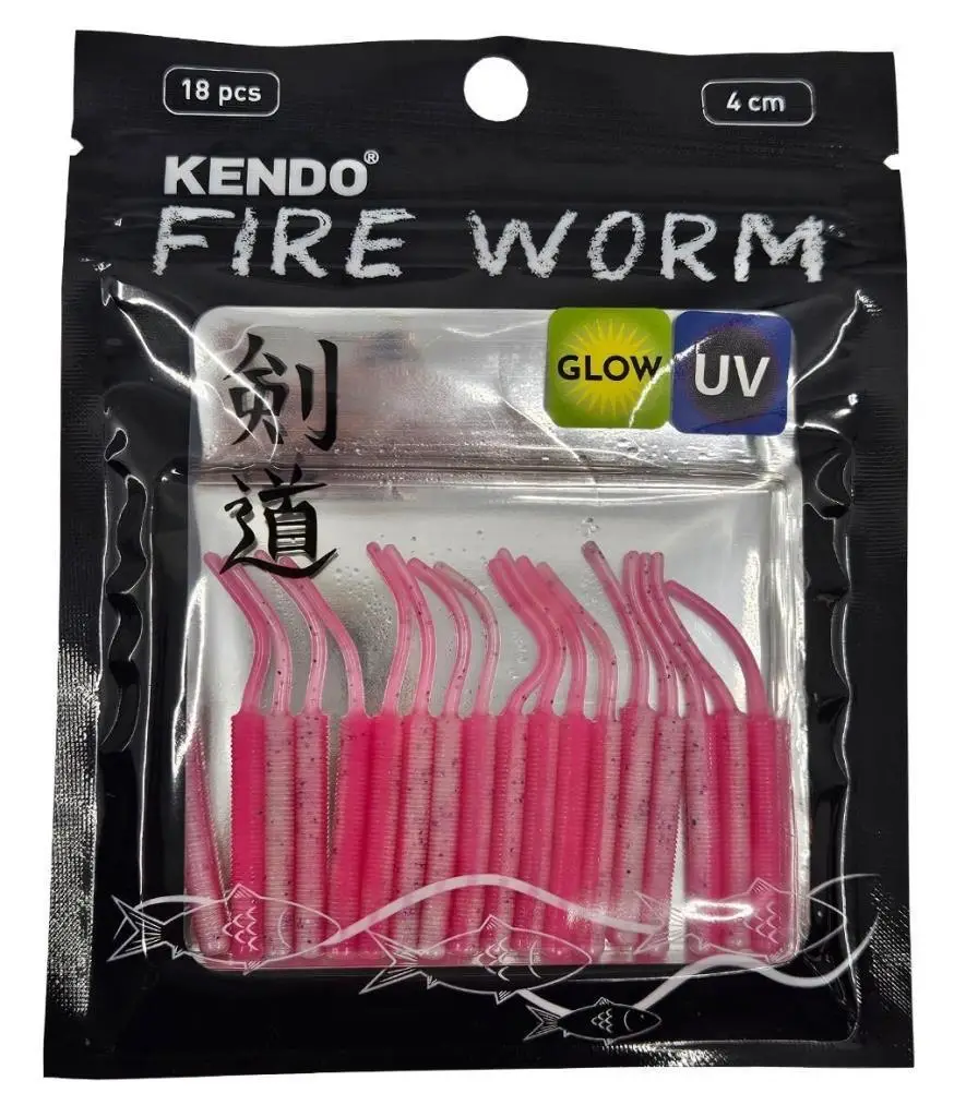 Kendo Fire Worm Lrf Silikonu 5cm 18 Adet Kendo Fire Worm Lrf Silikonu 5cm 18 Adet