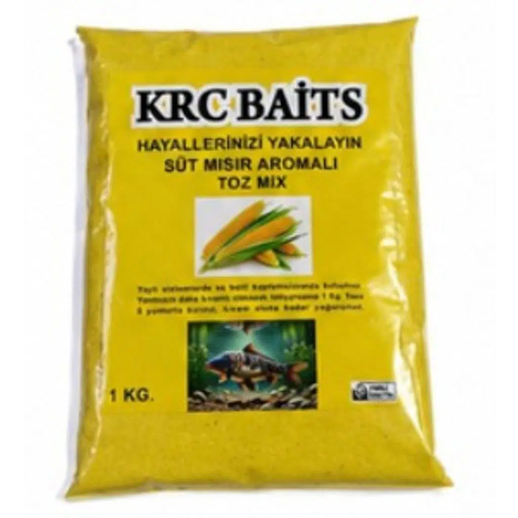 KRC Baits Aromalı Sazan Hamur Tozu/Unu 1000 Gr - 9-Mısır