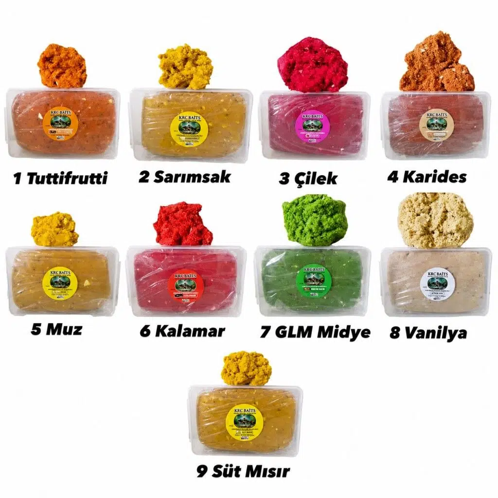 KRC Baits Aromalı Sazan Hamuru 1000 Gr