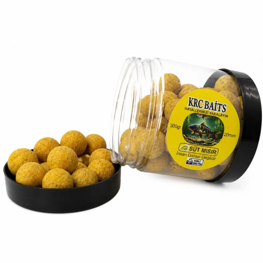 KRC Baits Kancalık Boili 300 gr 20 mm - 10-Süt Mısır