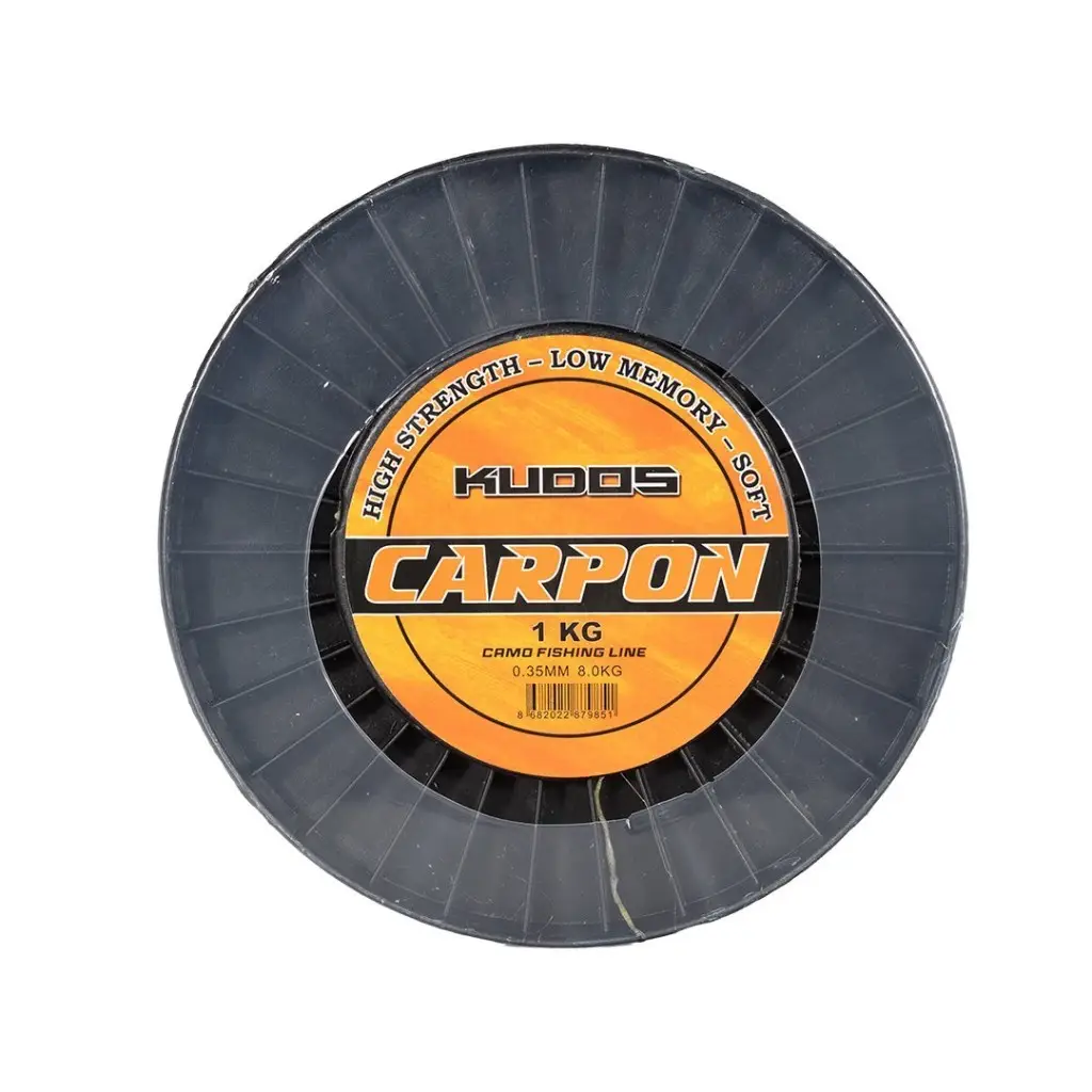 Kudos Carpon Camo 1 KG Bobin Sazan Misina - 0,35 MM