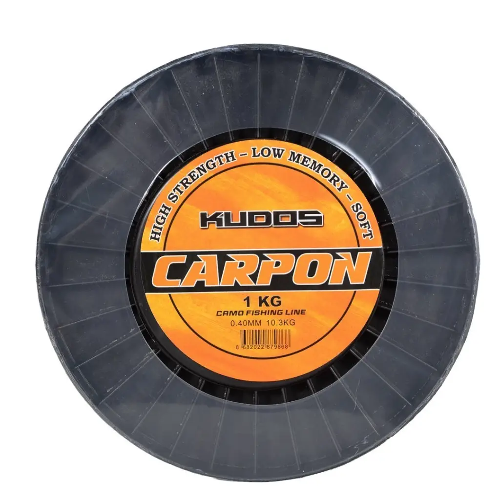 Kudos Carpon Camo 1 KG Bobin Sazan Misina - 0,40 MM