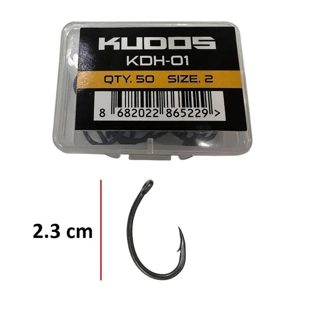 Kudos KDH-01 No:2 Olta İğnesi 50 Adet
