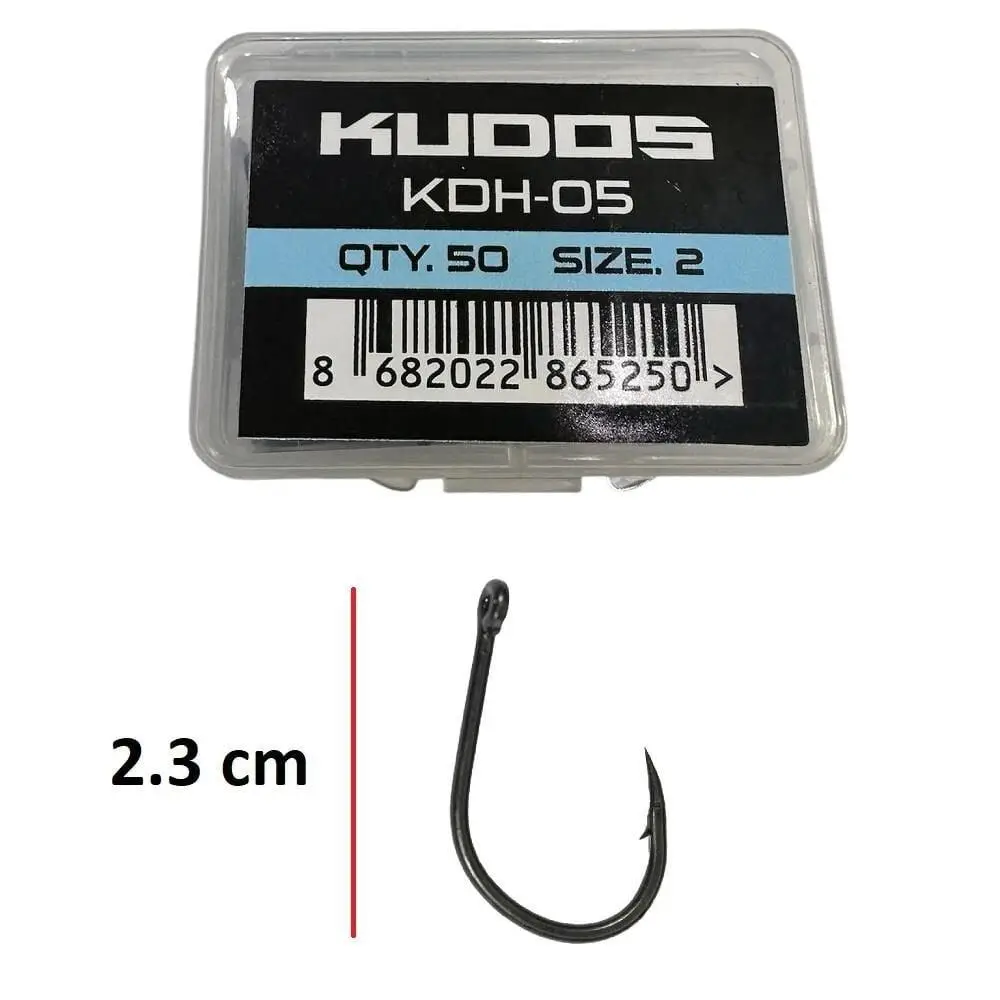 Kudos KDH-05 No:2 Olta İğnesi 50 Adet Kudos KDH-05 No:2 Olta İğnesi 50 Adet