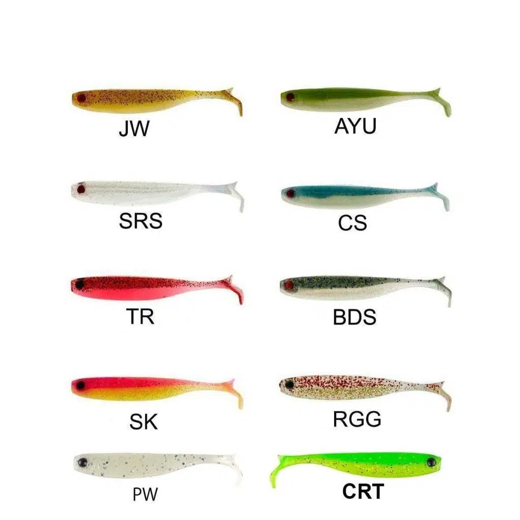 Mustad Mezashi Z-Tail Minnow Sahte Balığı 9 cm 6 Lı Paket