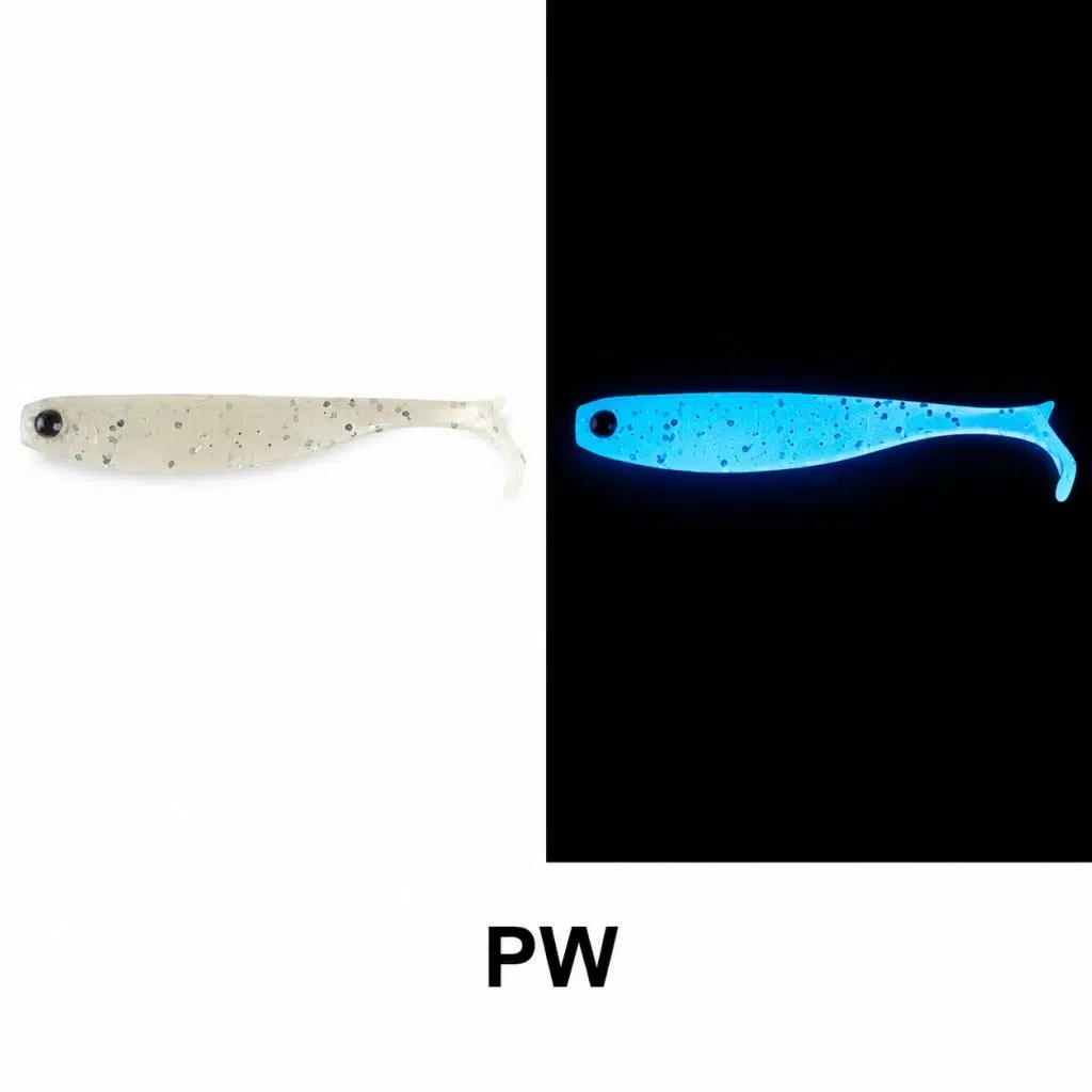 Mustad Mezashi Z-Tail Minnow Sahte Balığı 9 cm 6 Lı Paket - PW