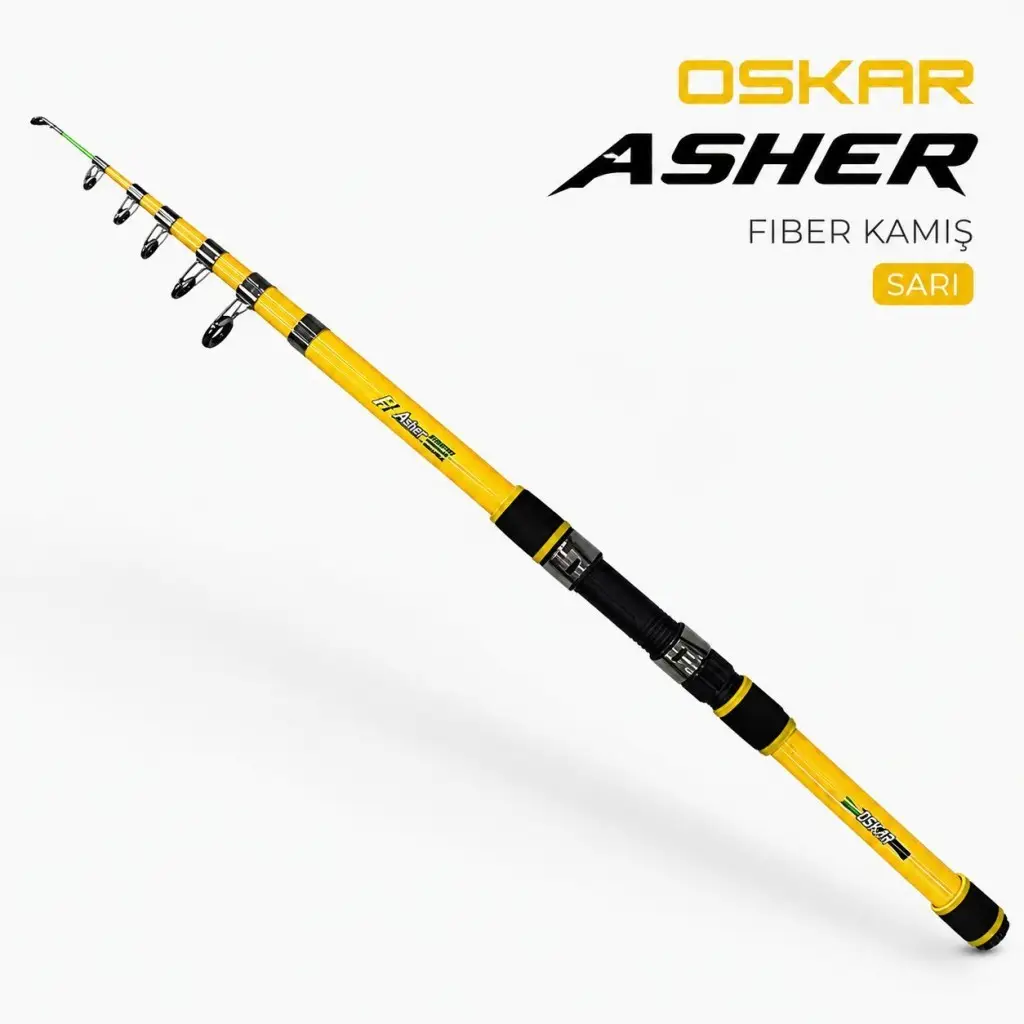 Oskar Asher Fiber Kamış Sarı 240cm