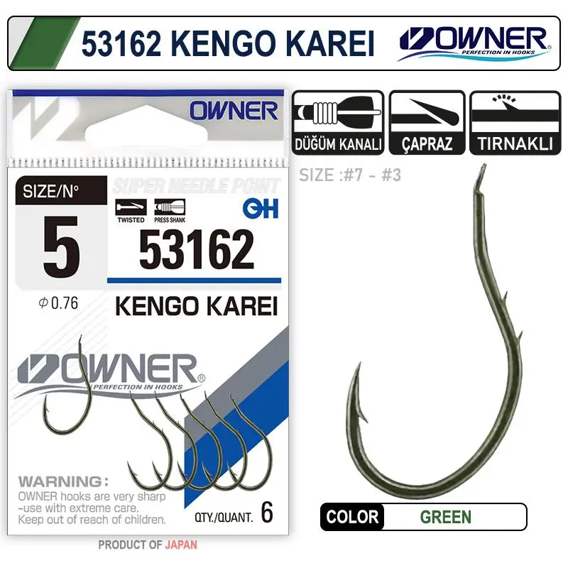 Owner 53162 Kengo Karei S. Green İğne Owner 53162 Kengo Karei S. Green İğne