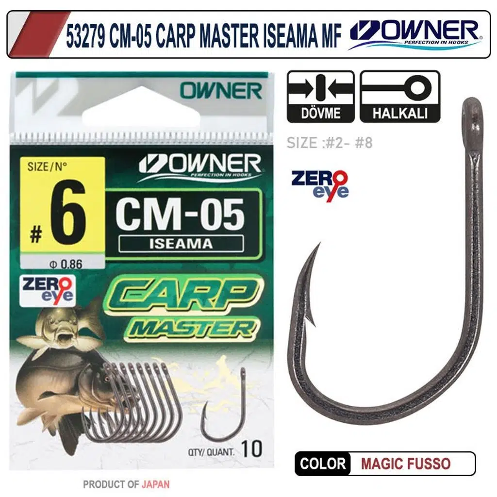 Owner 53279 CM-05 Carp Master Iseama MF Sazan İğnesi
