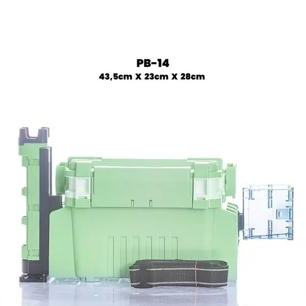Pandora Çift Katlı Ekstra Dayanıklı Profesyonel Balıkçı Kutu Çanta PB14 43.5x23x28 cm Pandora Çift Katlı Ekstra Dayanıklı Profesyonel Balıkçı Kutu Çanta PB14 43.5x23x28 cm
