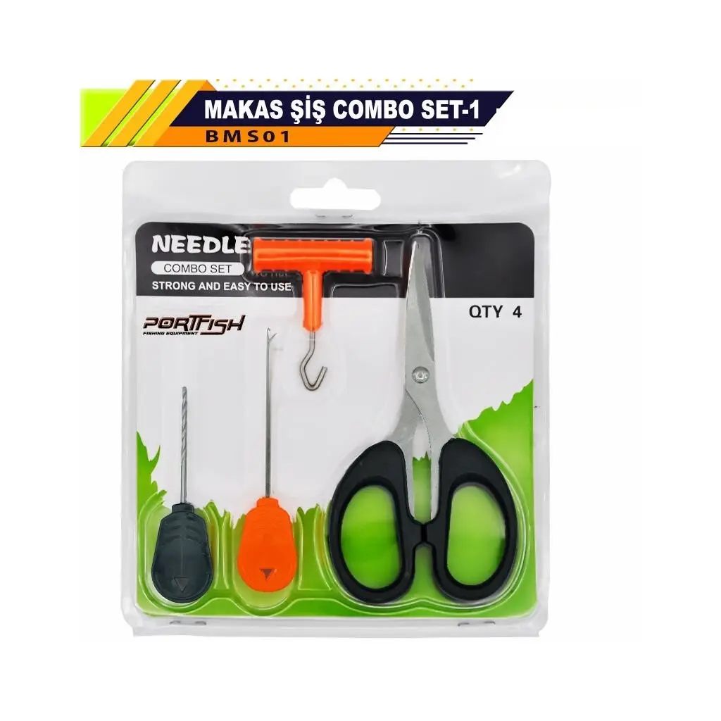 Portfish Makas Şiş Combo Set-1 - Makaslı Boili Tığ Seti