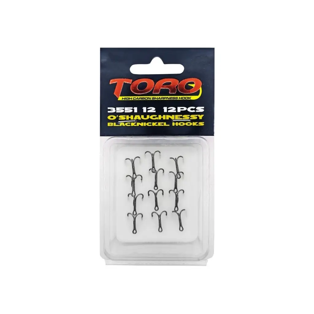 Protackle Toro 3551 Üçlü İğne Siyah Nikel 12 No 12 pcs