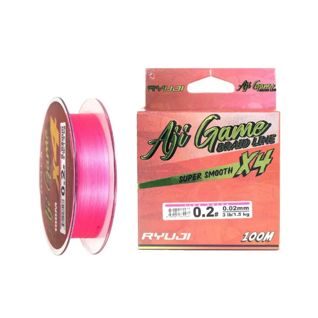 Ryuji Aji Game 4X 150m Pink LRF İp Misina Ryuji Aji Game 4X 150m Pink LRF İp Misina