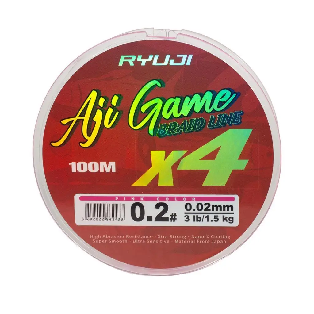 Ryuji Aji Game 4X 150m Pink LRF İp Misina Ryuji Aji Game 4X 150m Pink LRF İp Misina