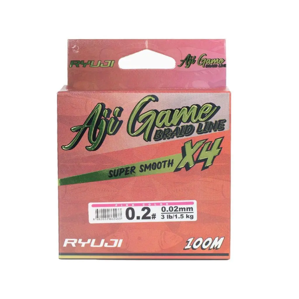 Ryuji Aji Game 4X 150m Pink LRF İp Misina Ryuji Aji Game 4X 150m Pink LRF İp Misina