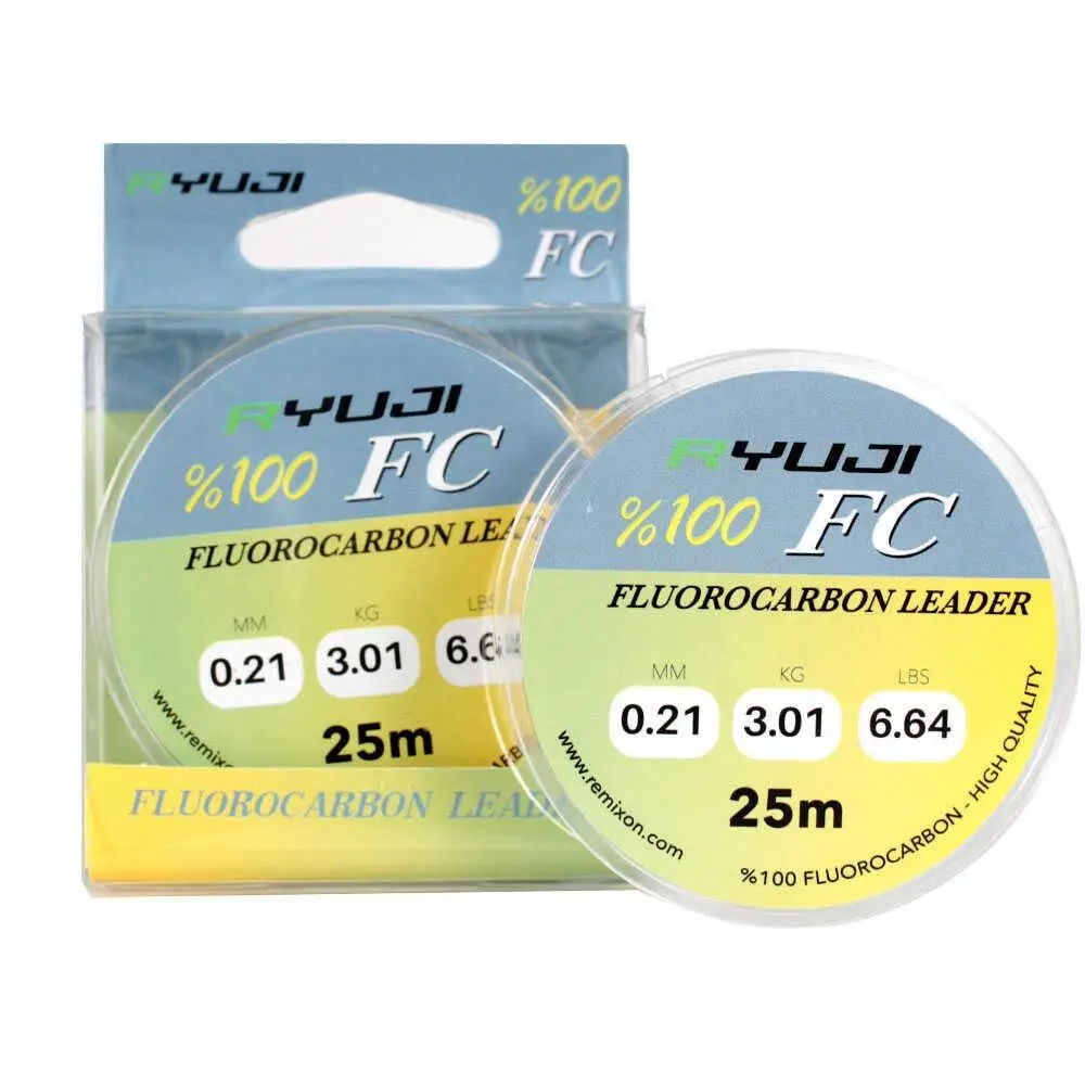 Ryuji Fluoro Carbon 25 M Shock Leader Misina Ryuji Fluoro Carbon 25 M Shock Leader Misina