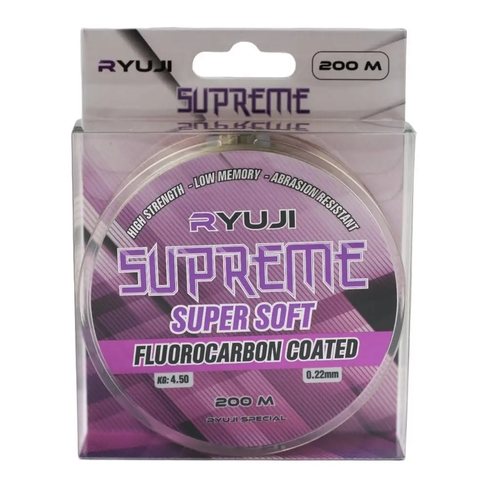 Ryuji Supreme Super Soft Green 200m Fluorocarbon Coated Misina Ryuji Supreme Super Soft Green 200m Fluorocarbon Coated Misina