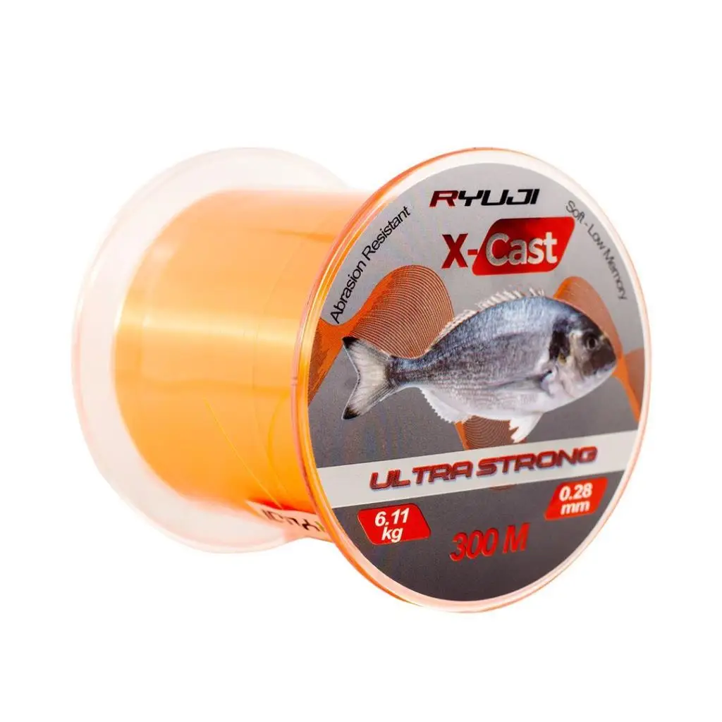 Ryuji X-Cast Surf 300 Metre Orange Turuncu Monofilament Misina Ryuji X-Cast Surf 300 Metre Orange Turuncu Monofilament Misina