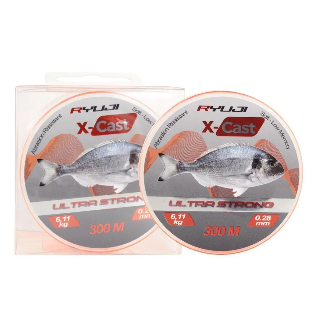 Ryuji X-Cast Surf 300 Metre Orange Turuncu Monofilament Misina Ryuji X-Cast Surf 300 Metre Orange Turuncu Monofilament Misina