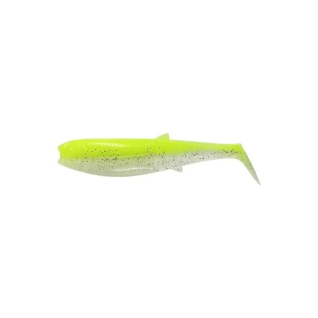 Savage Gear Cannibal Shad 10cm 9gr Suni Balık - Flou Yellow Glow